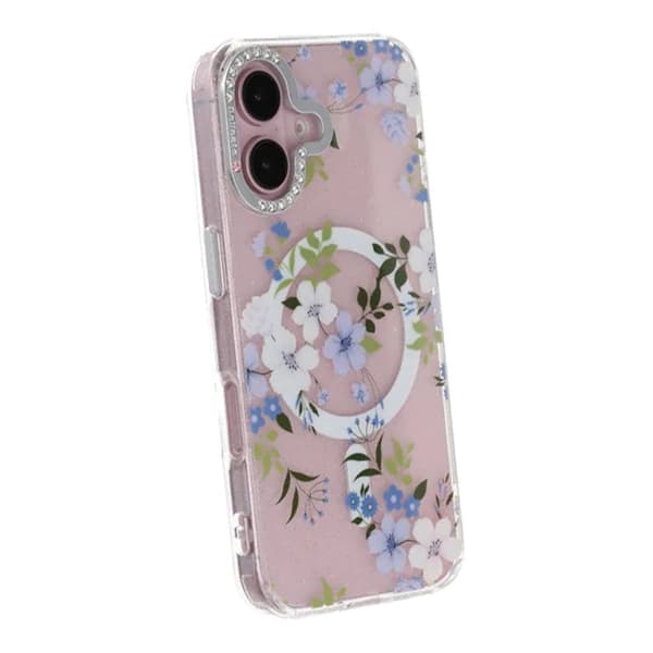 Flower Series MagSafe Case - iPhone 17 Bluebell Garden Blå