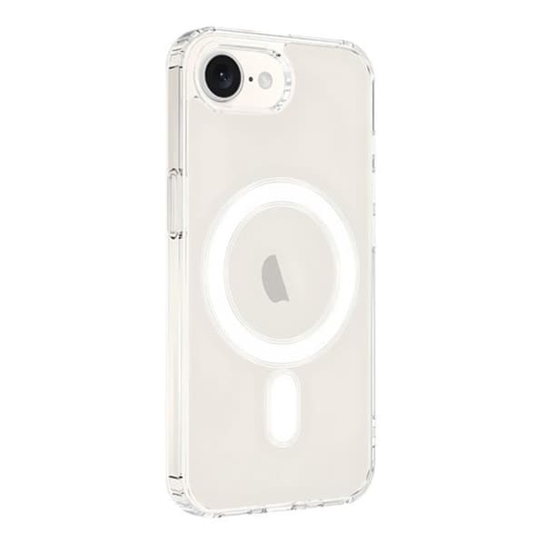 Mobilskal Stöttåligt Magsafe för iPhone 16e och 17e - Transparent Transparent