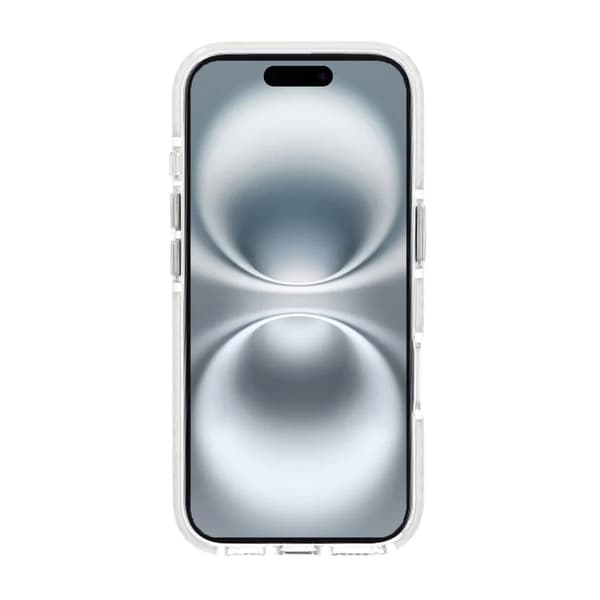 Mobilskal Magnet Dubbelskydd för iPhone 17 Pro - Vit Transparent
