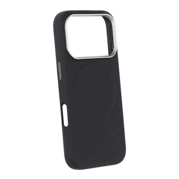 Mobilskal Silikon med Magsafe för iPhone 17 Pro - Svart Svart