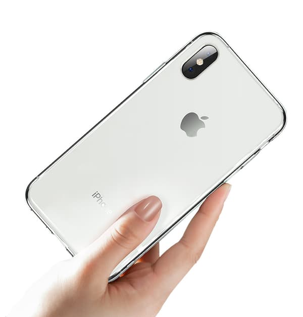TPU mobile phone case for iPhone X and XS - Transparent Transparent