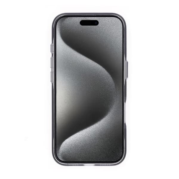 iPhone 16 Mobile Case Corrugated Magsafe Rvelon - Black Svart