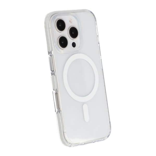iPhone 16 Pro Max Mobile Case Magnet Double Protection - White Vit