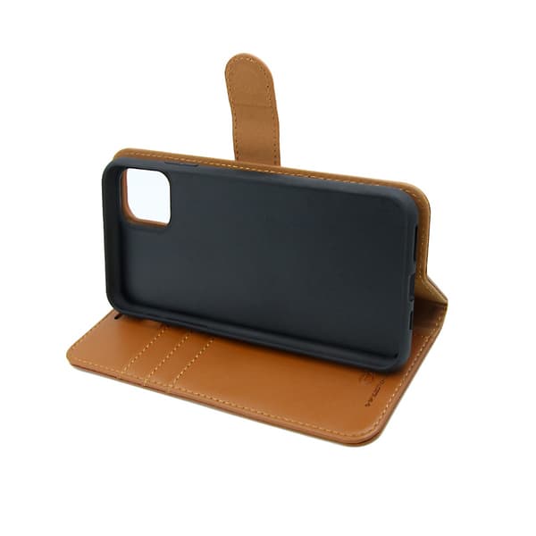 iPhone 11 Pro Max Wallet Case with Detachable Cover - Brown Brun