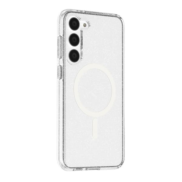 Samsung Galaxy S23 Plus Mobilskal Glitter Magsafe - Transparent Glitter