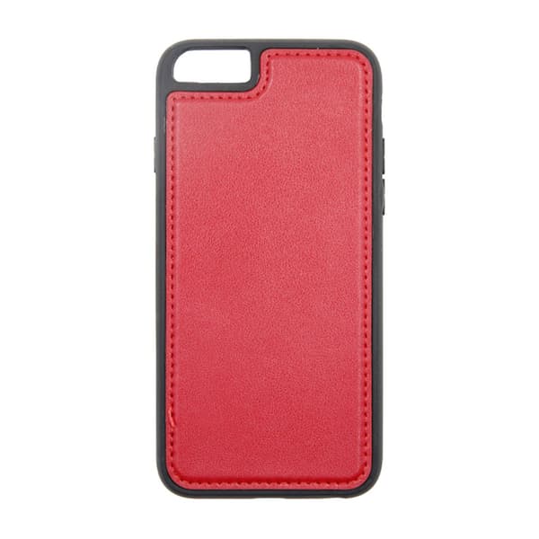 iPhone 6/6S Plånboksfodral Magnet Läder med Stativ - Röd Röd