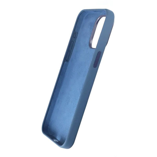 iPhone 15 Pro Max Case - Silicone Rvelon Dark Blue Dark Blue