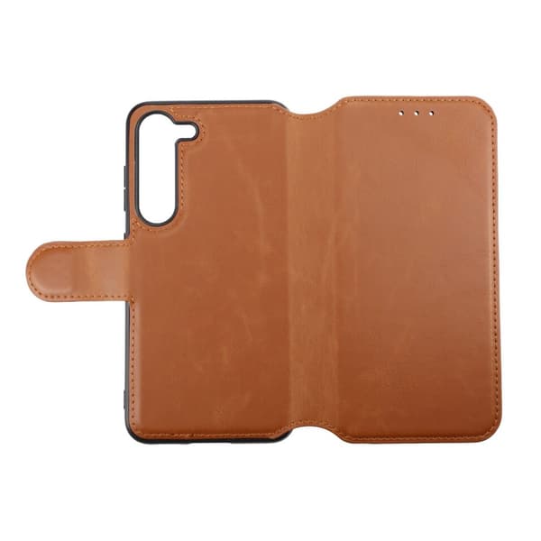 Samsung Galaxy S23 5G Plånboksfodral Extra Kortfack Rvelon - ... Brun