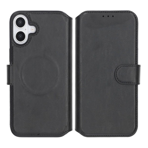 RV Wallet Case iPhone 16 Plus Black Svart