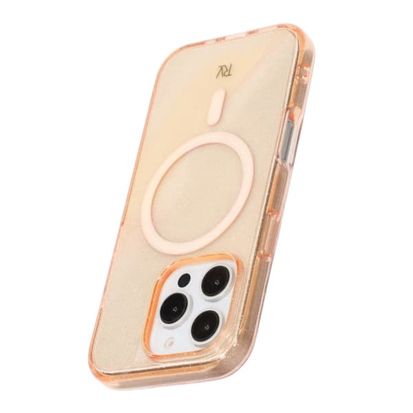 iPhone 16 Pro Rvelon TPU Mobile Case with MagSafe - Glitter Gold Glitter