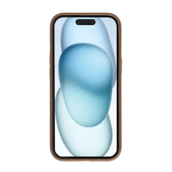 iPhone 15 Rvelon Skal Roterande Magnet Stativ - Brons Bronze