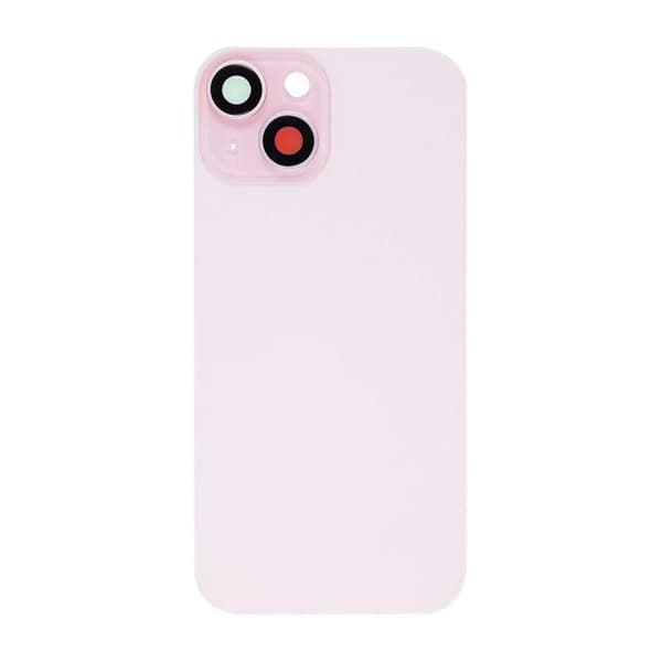 iPhone 15 Baksida Glas med smådelar - Rosa Rosa
