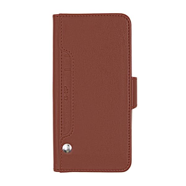 iPhone 11 Pro Max Wallet Case Stand with Extra Card Slots - Brown Brun