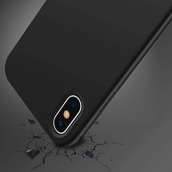 iPhone X/XS Case - Silicone Rvelon Black Svart