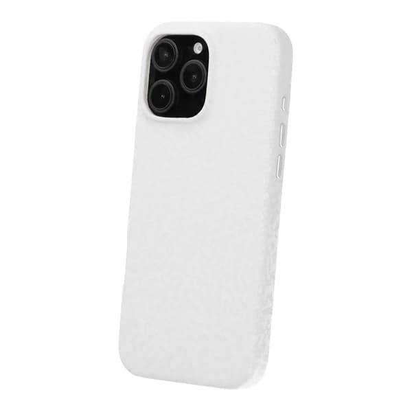 Crystal Grain Full Wrap Magnetic PU Leather Case For iPhone 16 Pro Max White