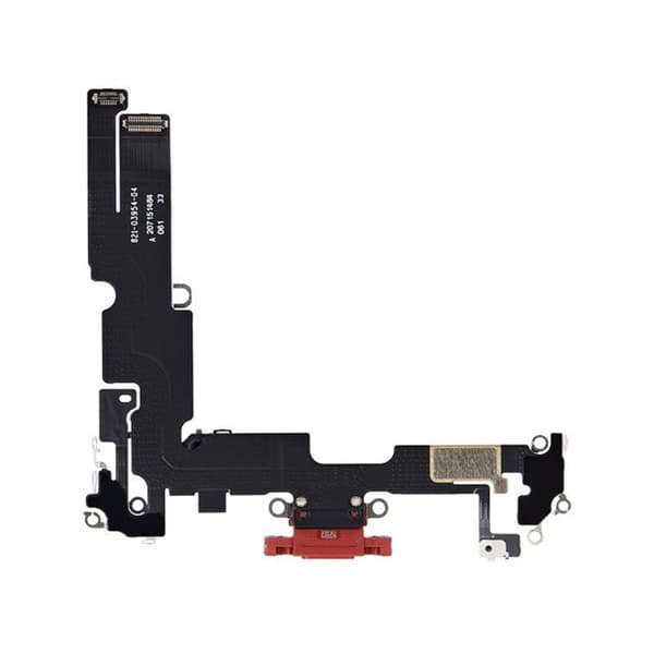 iPhone 14 Plus Laddkontakt med Flexkabel Original - Röd Röd