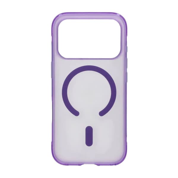 Matte Magnetic Shockproof Airbag  Case For iPhone 17 Pro Purple