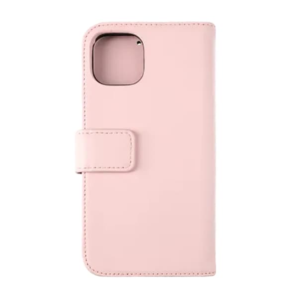 Rvelon Plånboksfodral Läder för iPhone 12 och 12 Pro - Rosa Rosa