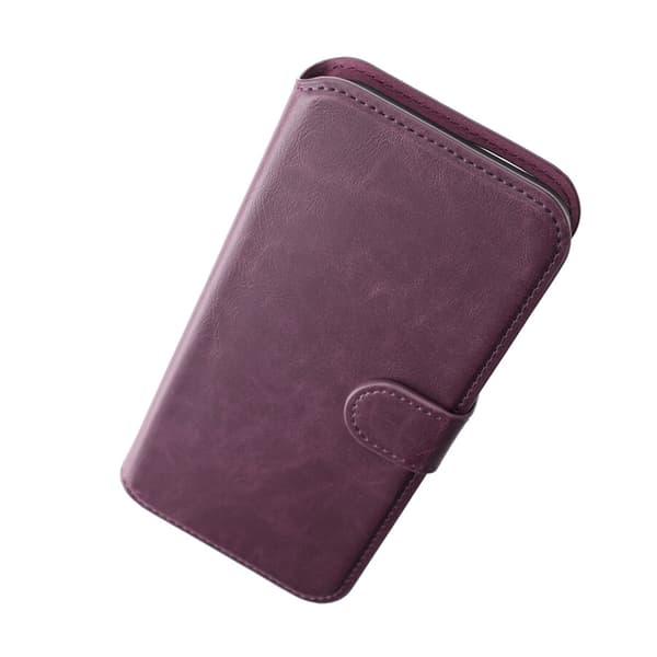 iPhone 15 Pro Max Plånboksfodral Magnet Rvelon - Lila Lila