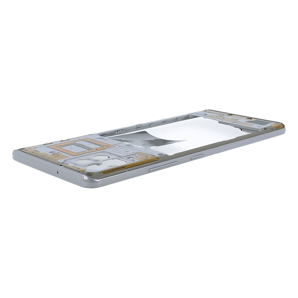 Samsung Galaxy A42 5G (SM-A426) Mitten Ram Original - Vit/Grå Grå Vit