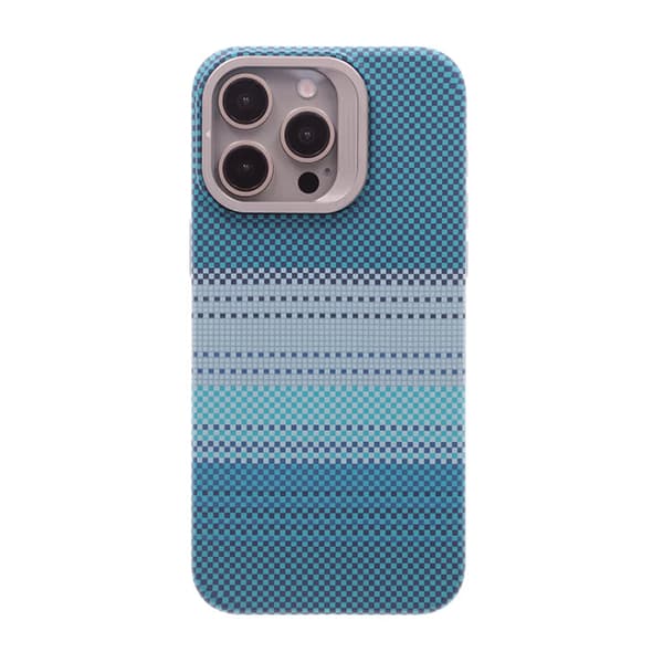 Magsafe Case and Stand for iPhone 15 Pro Max - Striped Green Grön