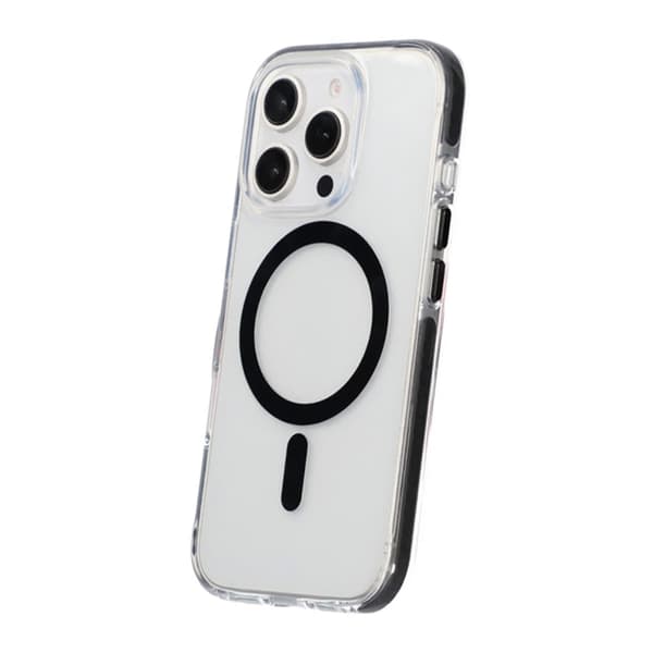 iPhone 16 Pro Max Mobile Case Magnet Double Protection - Black Svart