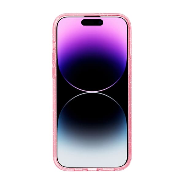 iPhone 15 Mobilskal Glitter Magsafe - Rosa Glitter