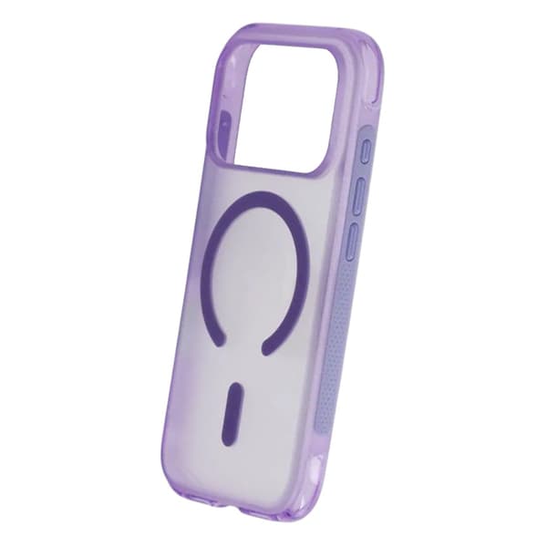 Matte Magnetic Shockproof Airbag  Case For iPhone 17 Pro Purple