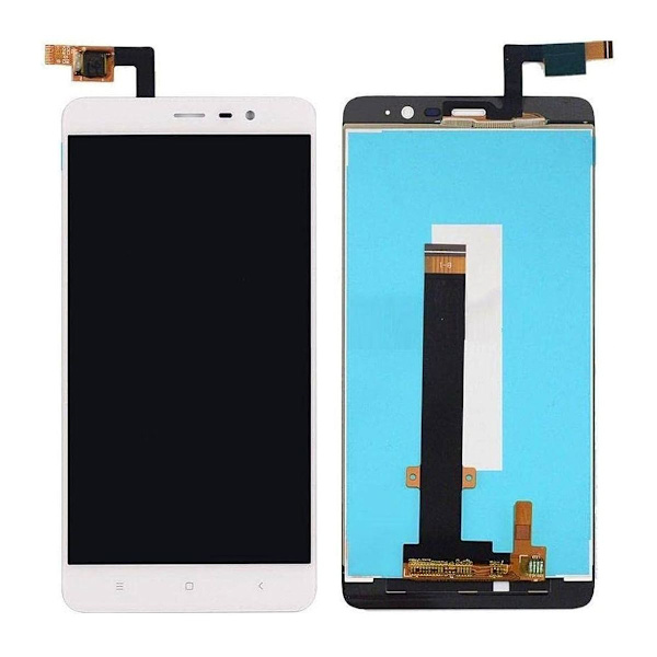 Xiaomi Redmi Note 3 PRO Skärm med LCD Display - Vit Vit