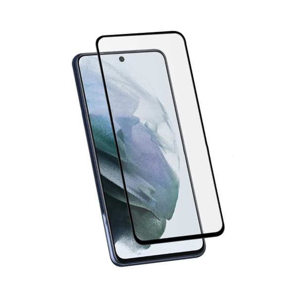 Screen Protector Galaxy S21 FE - 3D Tempered Glass Black - bulk Svart