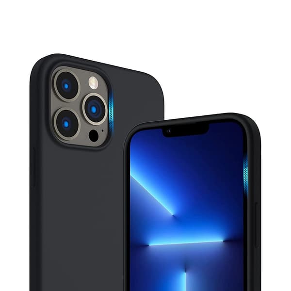 iPhone 14 Pro Max Silikonskal Rvelon - Svart Svart