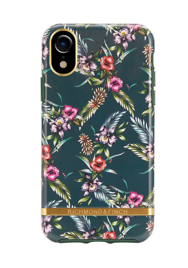 Richmond Finch Case Emerald Blossom for iPhone XR Mönstrat