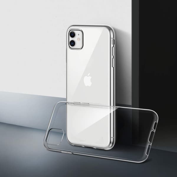 iPhone 11 Soft TPU Case Transparent Transparent