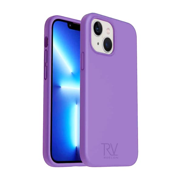 iPhone 14 Silicone Case Rvelon - Purple Lila