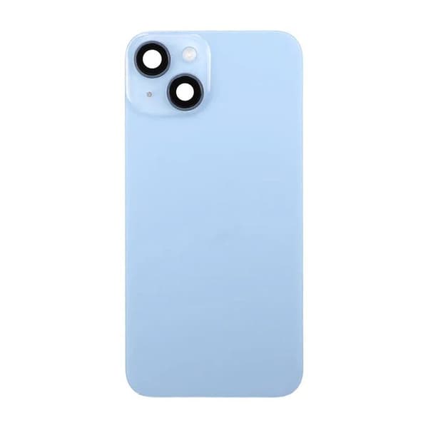 iPhone 14 Plus Baksida Glas Komplett - Blå Blå