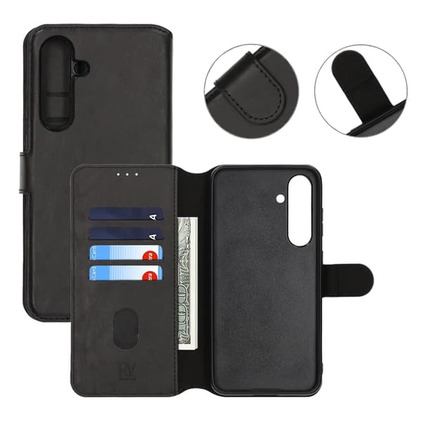 Rvelon Magnet case-Samsung S24 FE BlacK Svart