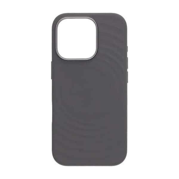 Silicone Mobile Case for iPhone 16 Pro - Gray with Camera Protection Grå