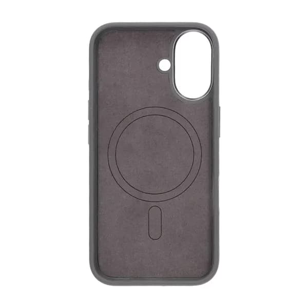 Mobilskal Silikon för iPhone 16 - Grå med Kameraskydd Grå