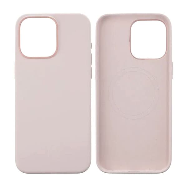 iPhone 15 Pro Max Case - Silicone With Magsafe Rvelon Light Pink Rosa