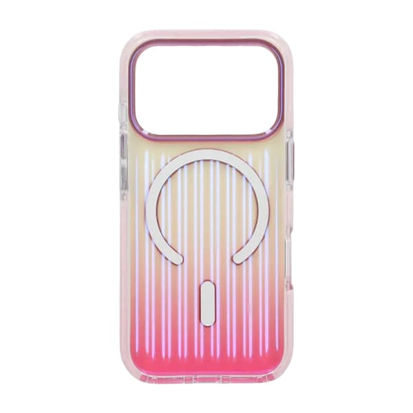 Corrugated MagSafe Mobile Case for iPhone 17 Pro - Pink Rosa