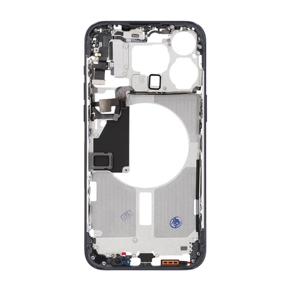 iPhone 15 Pro Max Mittenram med smådelar OEM - Titanblå