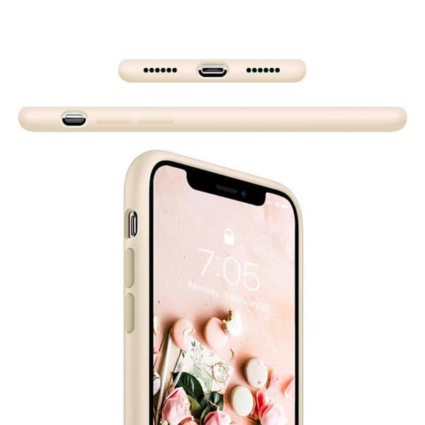 iPhone X/XS Silikonskal Rvelon - Beige Beige