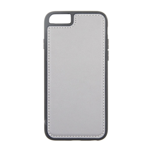 iPhone 6/6S Plånboksfodral Magnet Läder med Stativ - Grå Grå