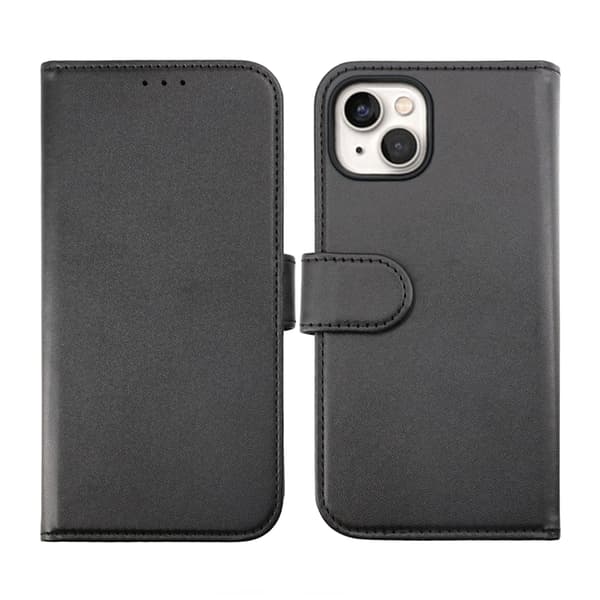 iPhone 14 Plus Plånboksfodral Magnet Rvelon - Svart Svart