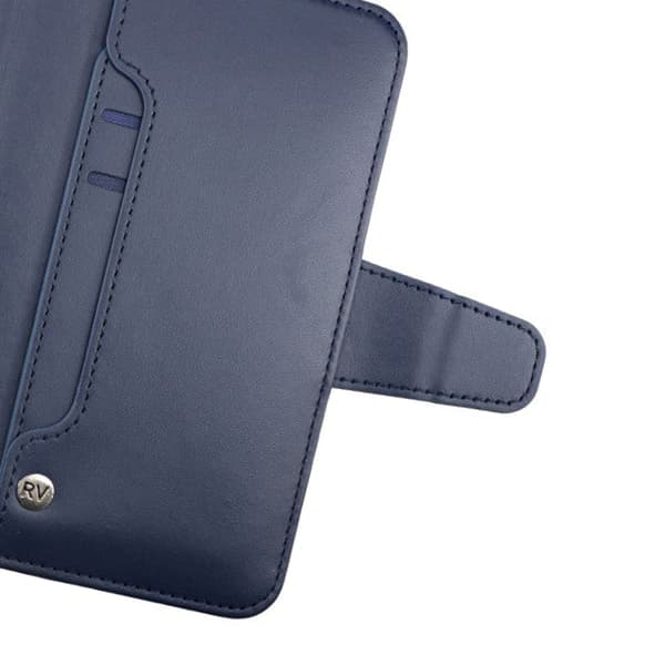 Samsung Galaxy S22 Plånboksfodral med Extra Kortfack Rvelon - Blå Blå