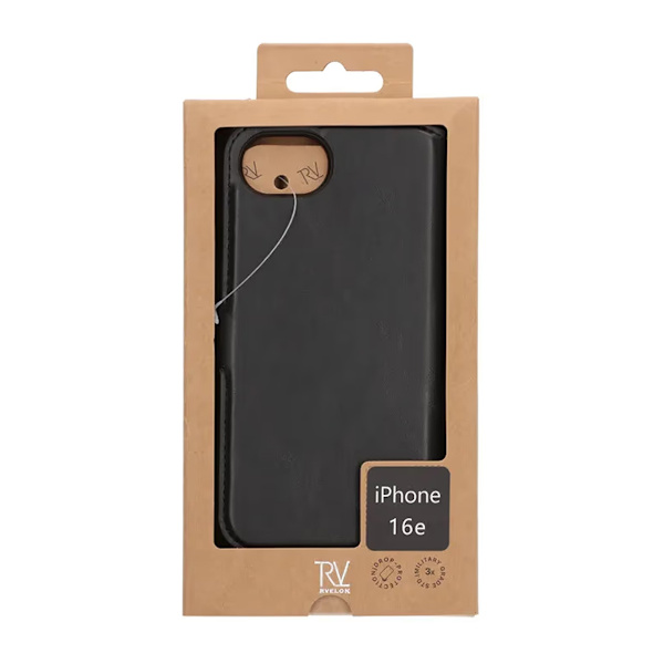Rvelon Magnet Case-iPhone 16e Black Svart