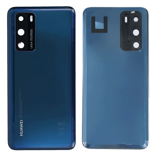 Huawei P40 Baksida/Batterilucka - Blå Blå