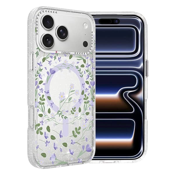 Flower Series MagSafe Case - iPhone 17 Pro Max Lavender Blooms Lavender