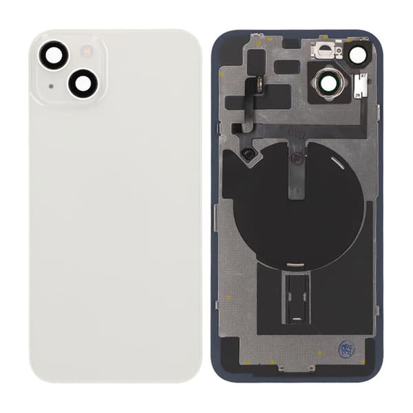 iPhone 14 Plus Baksida Glas Komplett OEM - Vit Vit