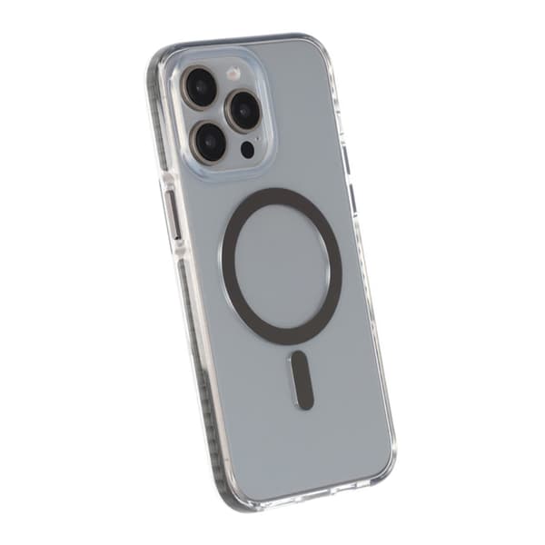 iPhone 15 Pro Mobile Case Magnet Double Protection - Gray Grå